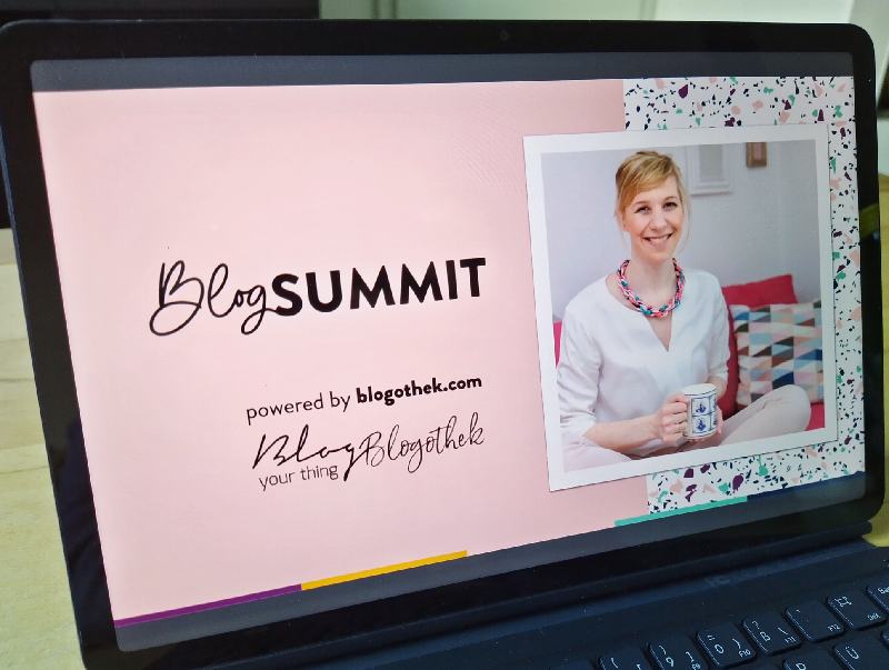 Auf meinem Tablet läuft der Blog Summit von Blog your thing